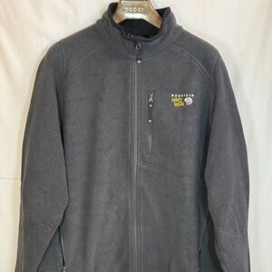 NWOT Mountain Hardwear Men's Polartec Thermal Pro Full Zip Jacket - Gray - XXL